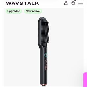 Wavytalk Sleek Black Hair Styling Brush